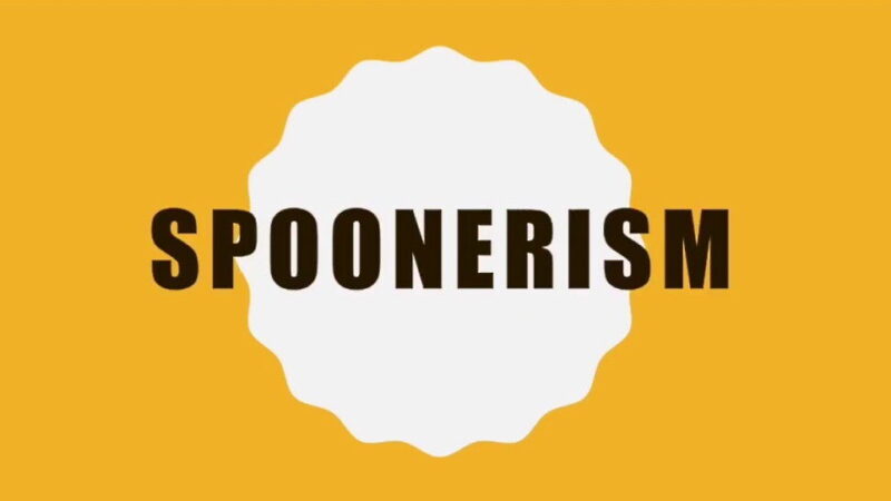 Spoonerism Day - July 22