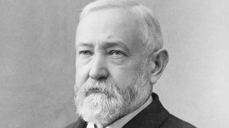 Benjamin Harrison Day - march