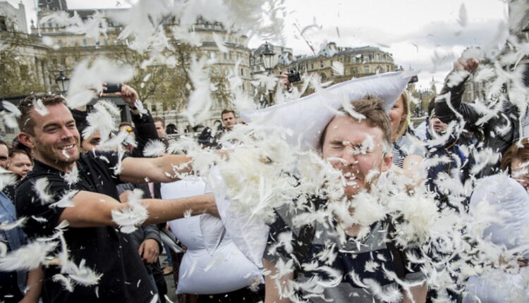 International Pillow Fight Day - April