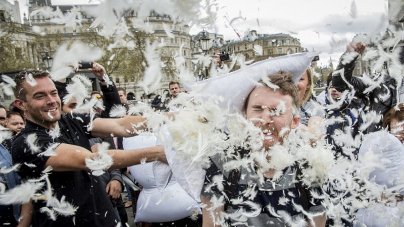 International Pillow Fight Day - April