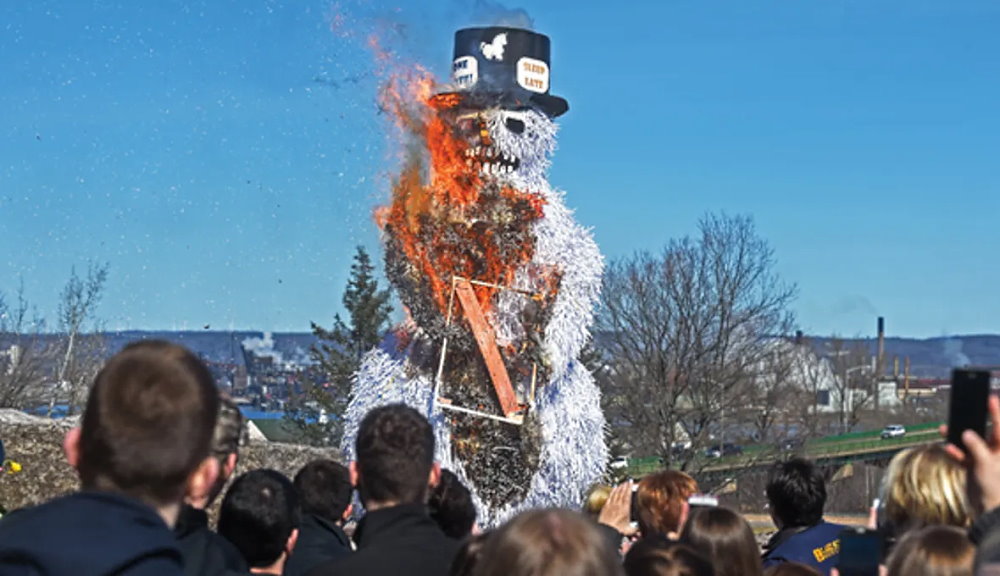 Snowman Burning Day - March 20