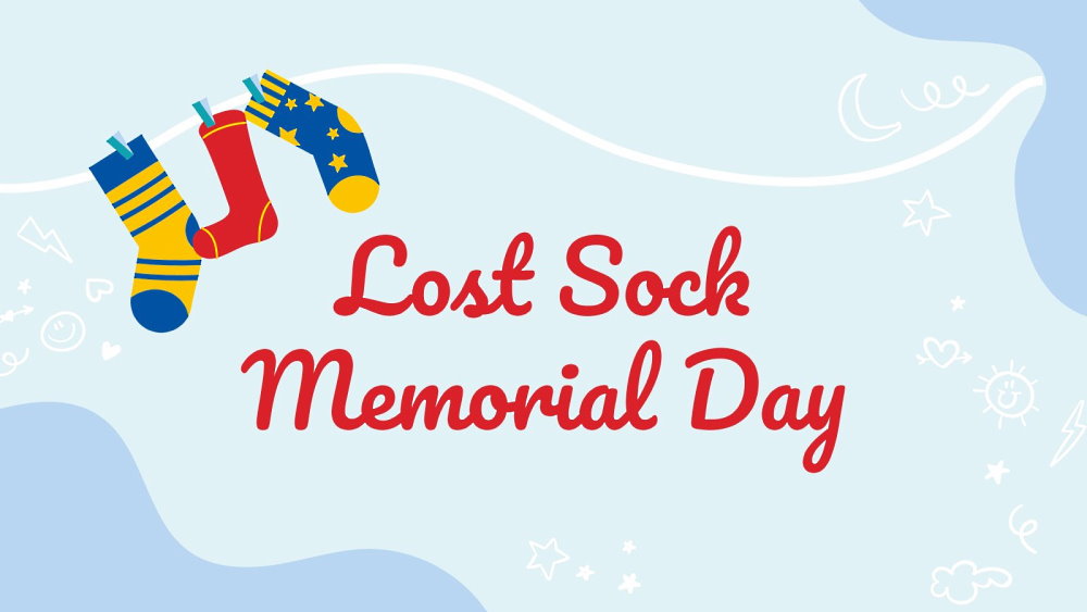 National Lost Sock Memorial Day - May 9