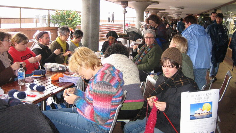 Worldwide Knit in Public Day - June
