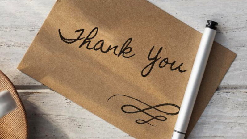 National Thank You Note Day - December 26